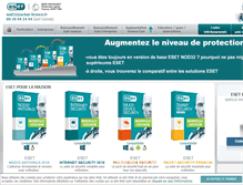 Tablet Screenshot of nod32.achat-licence.fr